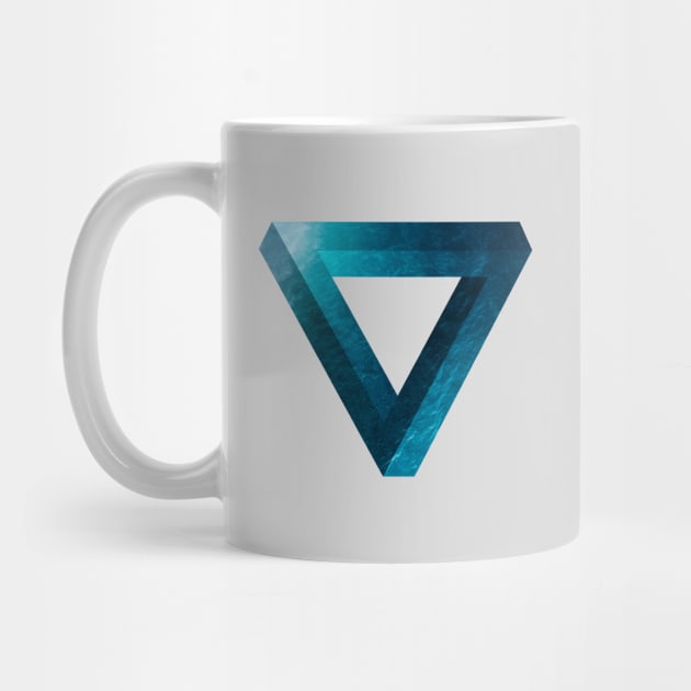 Sea Blue Penrose Triangle by FoxAndBear